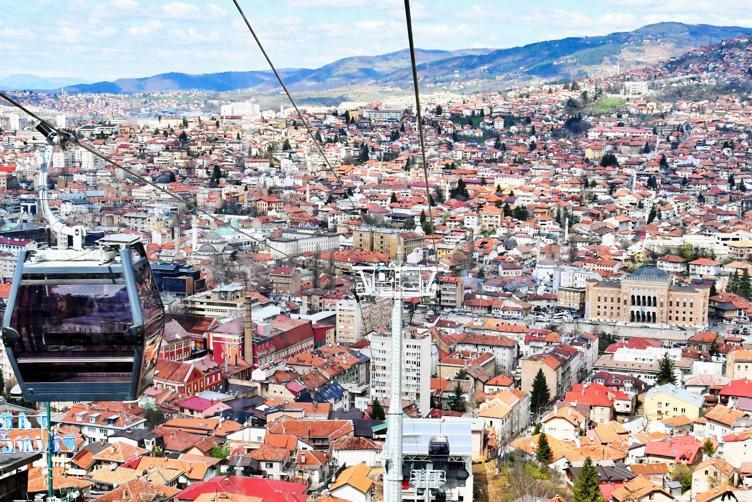 Pogled na Sarajevo iz žičare (2018)