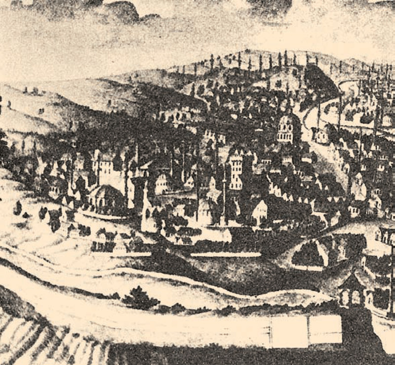 Feudalno Sarajevo osmanlijske epohe (gravura)